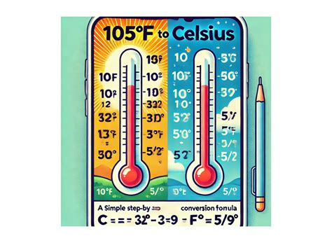 Convert 105 Degrees Fahrenheit to Celsius Easily Explained
