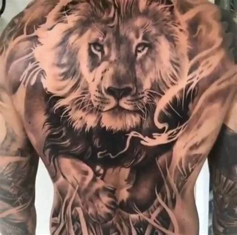 15 Realistic Lion Back Tattoo Designs And Ideas Petpress Lion Back 15 Realistic Lion Back Tattoo Designs And Ideas Petpress Lion Back