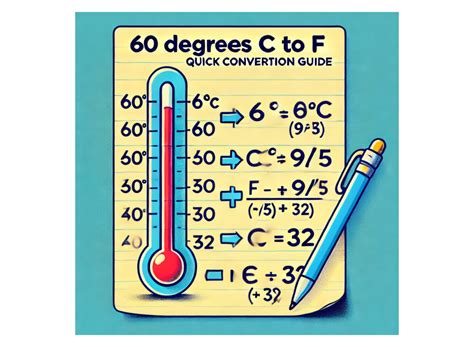 60 Degrees F to C Conversion Guide