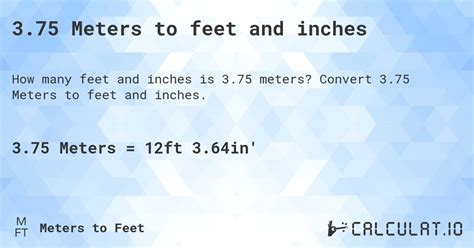 Convert 75 Meters to Feet Instantly