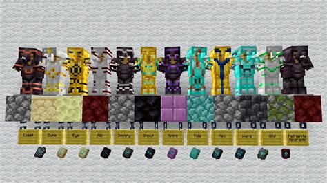 All Armor Trims Minecraft