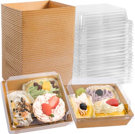 Amazon Com 50Pack Charcuterie Boxes With Clear Lids Square Paper Amazon Com 50Pack Charcuterie Boxes With Clear Lids Square Paper
