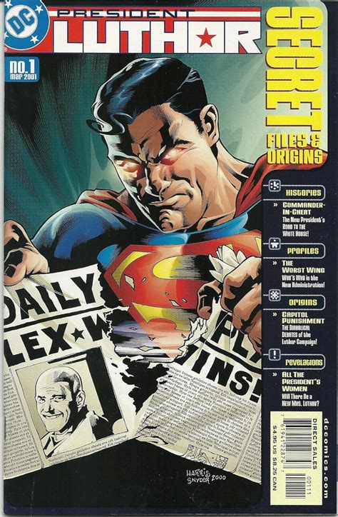 Amazon Com President Luthor 1 Secret Files Origins Dc Comics Books