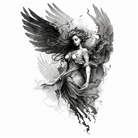 Angel Tattoo Drawings Angel Tattoo Drawings