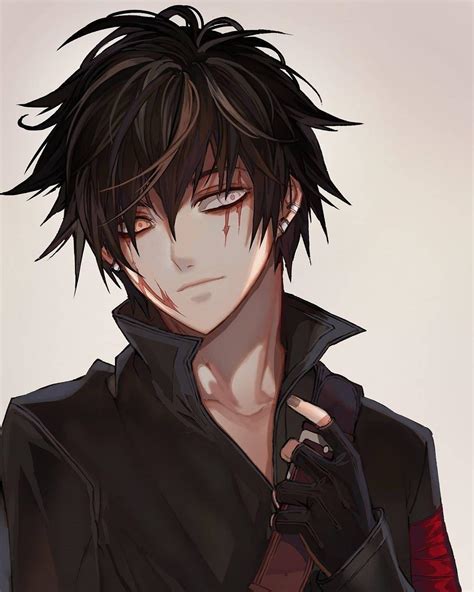 Anime Black Haired Guy