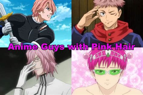 Anime Guy With Pink Hair