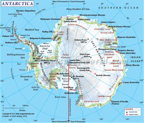 Antarctica and Map: Uncharted Territories Explored