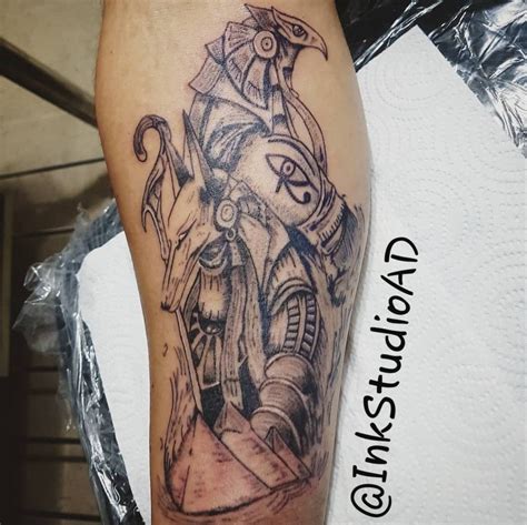 Anubis Amp Horus Tattoo Egyptian Egipcio Anubis Amp Horus Tattoo Egyptian Egipcio