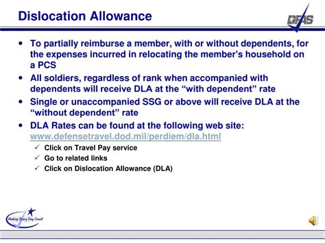 Army Dislocation Allowance