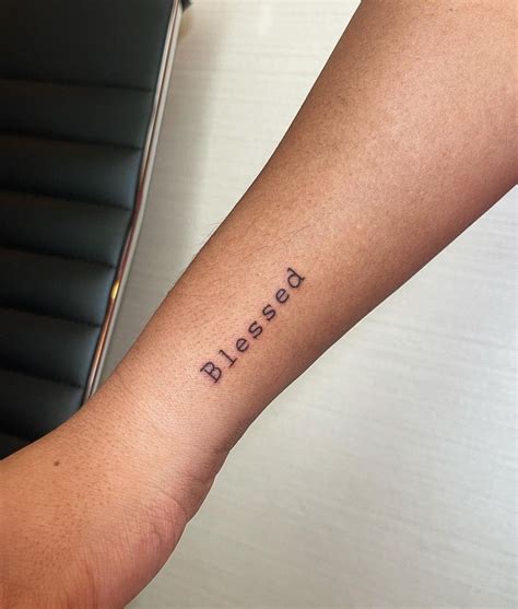 Blessed Tattoo Designs