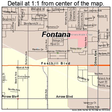 California Fontana Zip Code