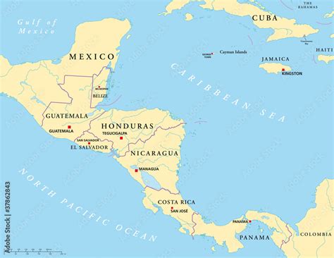 Central America Capitals