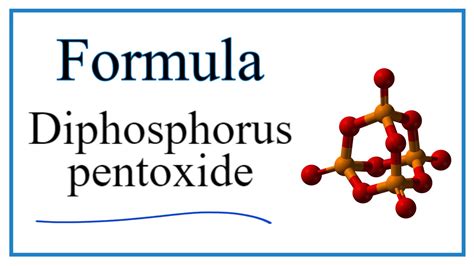Decoding Diphosphorus Pentoxide's Chemical Formula