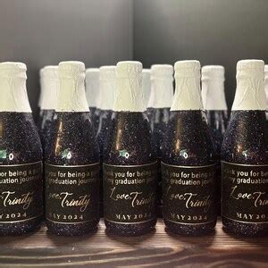 Custom Mini Sparkling Cider Bottle The Original Shedless Glitter