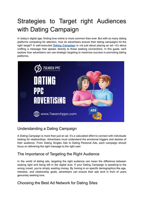 Dating Campaign Success France Revealed