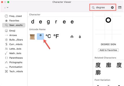 Degree Character Mac