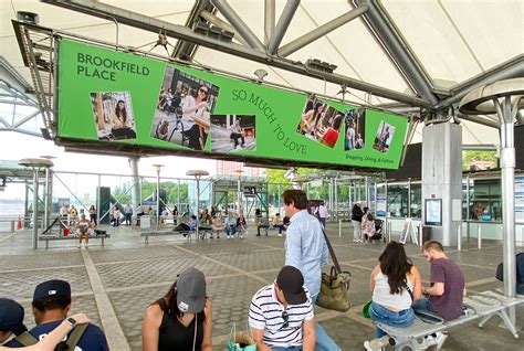 Downtown Brookfield Place Battery Park City Ferry Nyc Advertising
