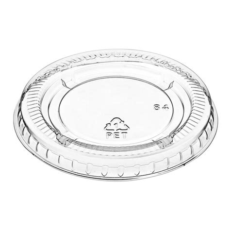 Fabrikal 9505082 1 Oz Portion Cup Clear Plastic Lid