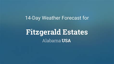 Fitzgerald Weather Forecast Fitzgerald Weather Forecast