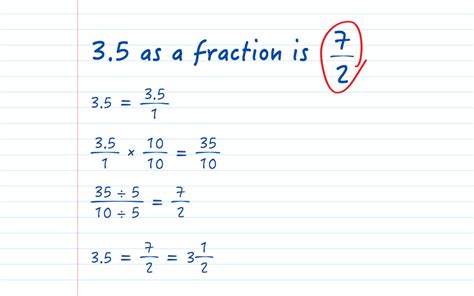 The Exact Fraction of 3.5 You Need to Know