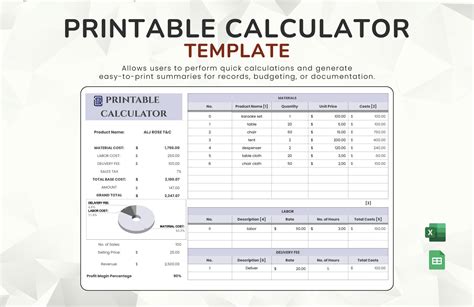 Free Calculator Templates To Edit Online Free Calculator Templates To Edit Online