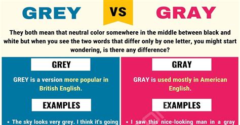 Grey vs Gray: Color Conundrum Unveiled!