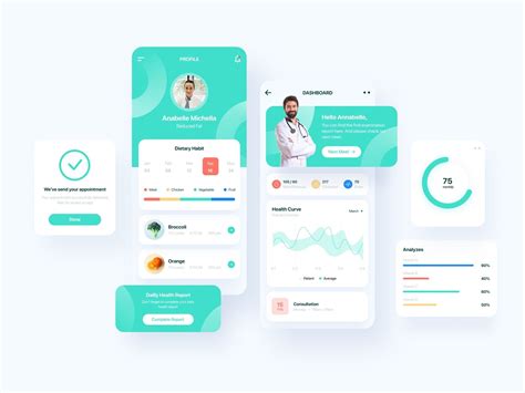 Healthcare App Dashboard
