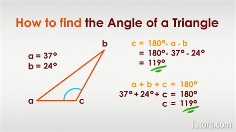 Discover the Secrets to Finding the Angle of a Triangle Easily