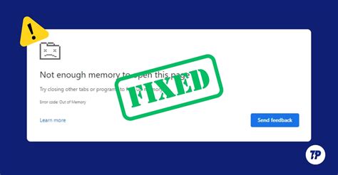 How To Fix Out Of Memory Error