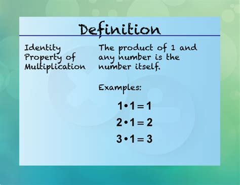 Unlocking the Power of the Identity Property of Multiplication: Essential Math Insights