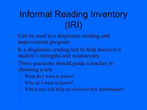 Mastering Informal Reading Inventory: Unlock Student Potential Today