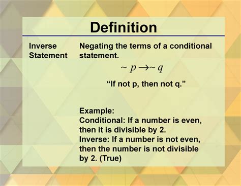 Demystifying the Inverse of Statement: A Professional Insight
