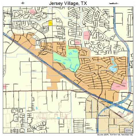 Jersey Village Texas Street Map 4837612 Jersey Village Texas Street Map 4837612