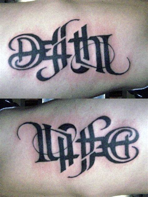 Life Vs Death Tattoo