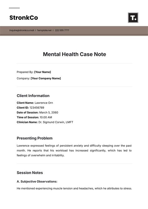 Mental Health Collateral