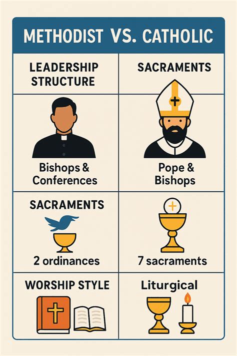 Methodist vs. Catholic: Surprising Differences Unveiled