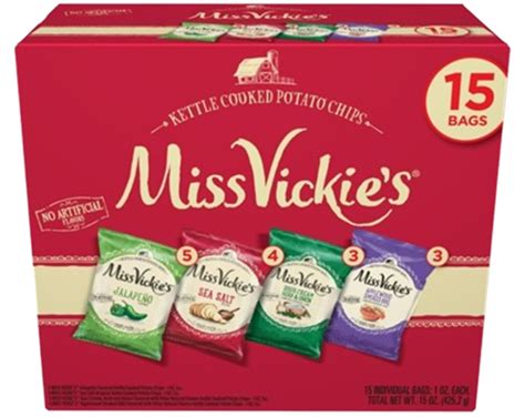 Miss Vickie S Potato Chip 15 Count Variety Pack Miss Vickies Miss Vickie S Potato Chip 15 Count Variety Pack Miss Vickies