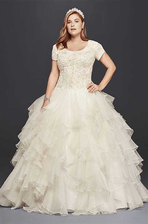 Discover Modest Plus Size Wedding Dresses