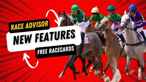 New Features On Today Amp 39 S Horse Racing Race Cards Youtube