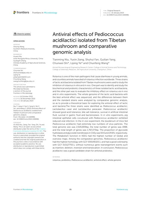 Pediococcus Acidilactici Health Risks
