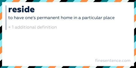 Reside Meaning Of Reside Reside Meaning Of Reside