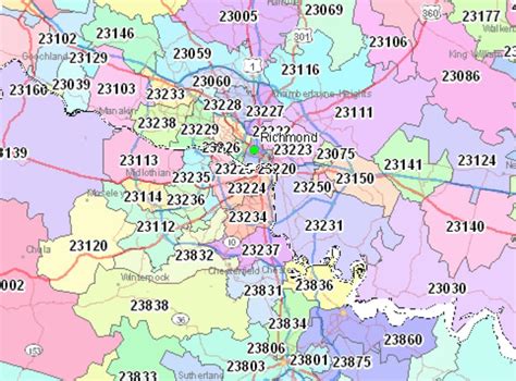 Richmond Va Zip Code List Maps Population And Demographics Mapofzipcodes