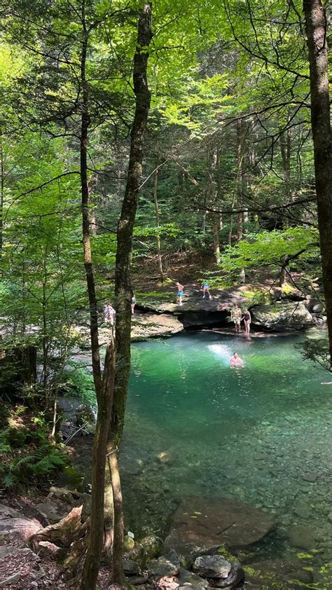 Swimming And Exploring The Alluring Peekamoose Blue Hole Done By Donny Swimming And Exploring The Alluring Peekamoose Blue Hole Done By Donny