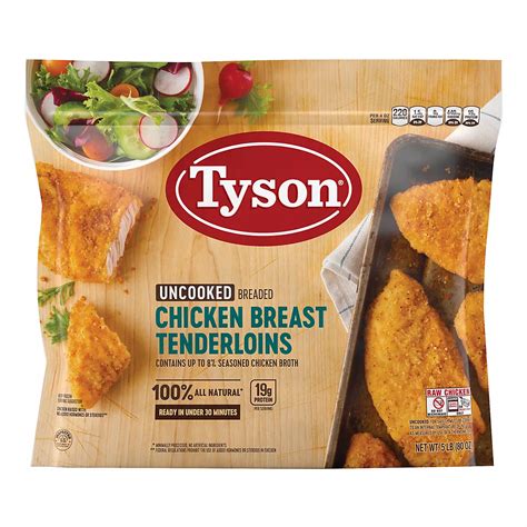 Tyson Uncooked Chicken Breast Tenderloins