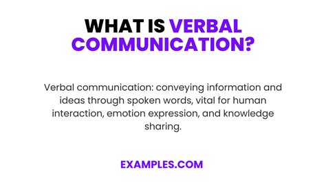 Mastering Verbal Communication Definition for Professional Success