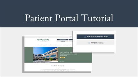 Village Health Patient Portal Login