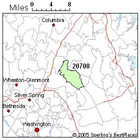 Zip 20708 South Laurel Md Rankings