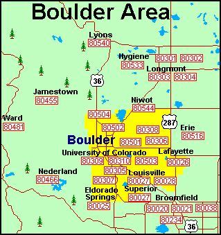 Zip Code Colorado Boulder